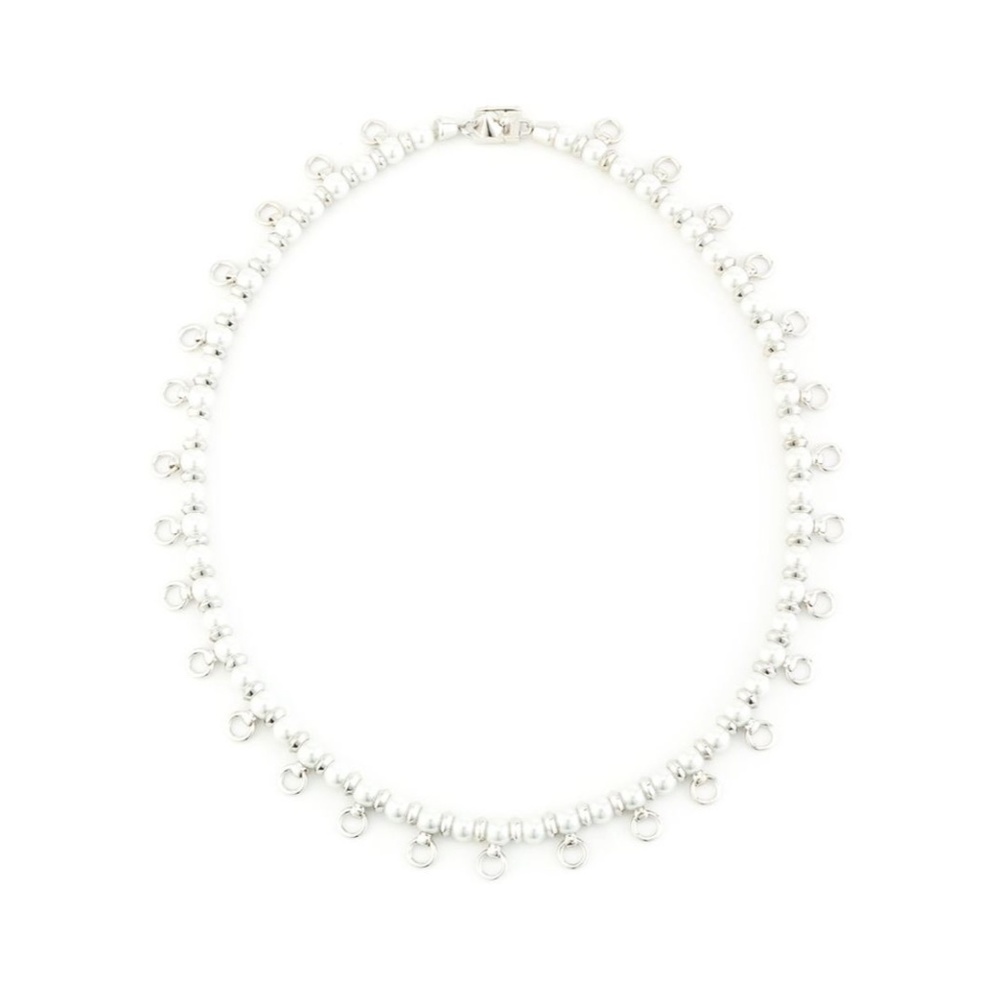 Eddie Borgo Pierced Pearl Necklace